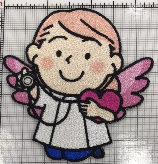 女医さん　昇華刺繡ワッペン
